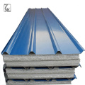 Materiais de cobertura de baixo custo 0,5 mm de aço interior isolado Painel de coberturas PU / EPS de EPS